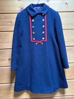 Vintage FW Fisher children’s heavy wool Coat original Saks Fifth Avenue 10